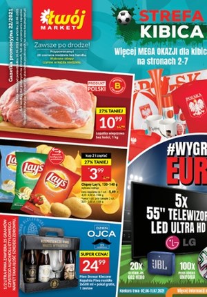 Gazetka promocyjna Twój Market - Strefa kibiców w Twój Market