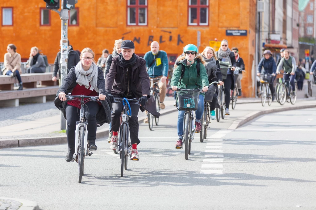 Rower to popularny środek transportu w duńskiej stolicy