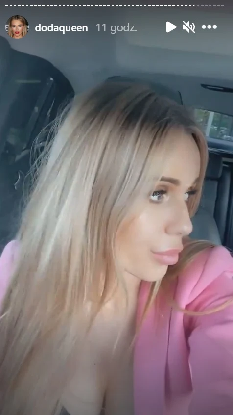 Doda jest już powoli znudzona odpowiedziami publiczności fot. https://www.instagram.com/dodaqueen/