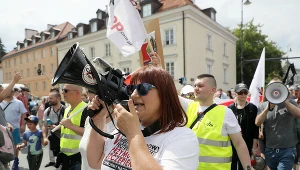 Warszawa: Protest przeciwko szczepieniom