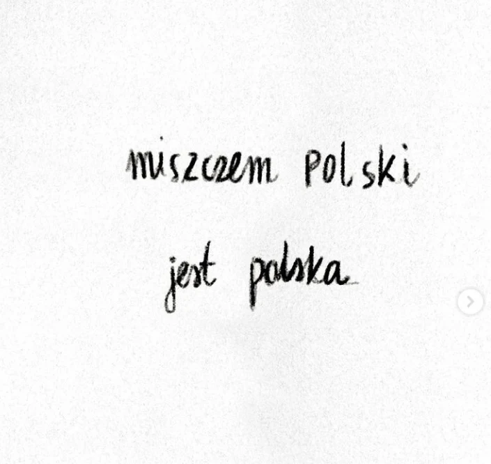 Matylda Damięcka komentuje wczorajszy mecz, fot. https://www.instagram.com/thegirlwhofellonearth/