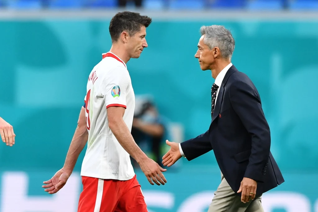 Robert Lewandowski i Paulo Sousa Robert Lewandowski i Paulo Sousa