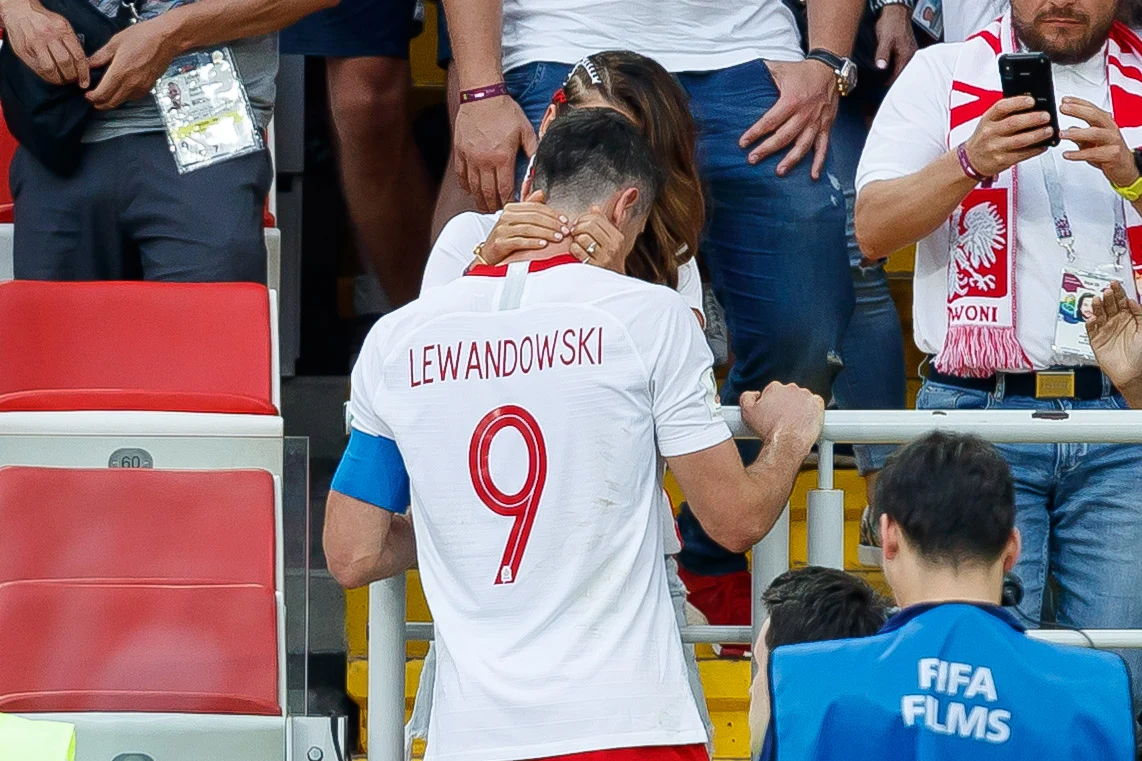 Lewandowscy podczas Mistrzostw Świata w 2018 roku