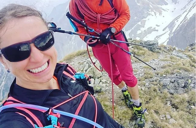 Ciężarna Justyna Kowalczyk nie zwalnia tempa, https://www.instagram.com/justyna.kowalczyk.tekieli/