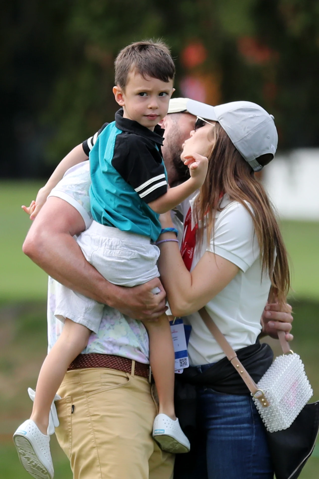 Justin Timberlake i Jessica Biel ze starszym synem Justin Timberlake i Jessica Biel ze starszym synem