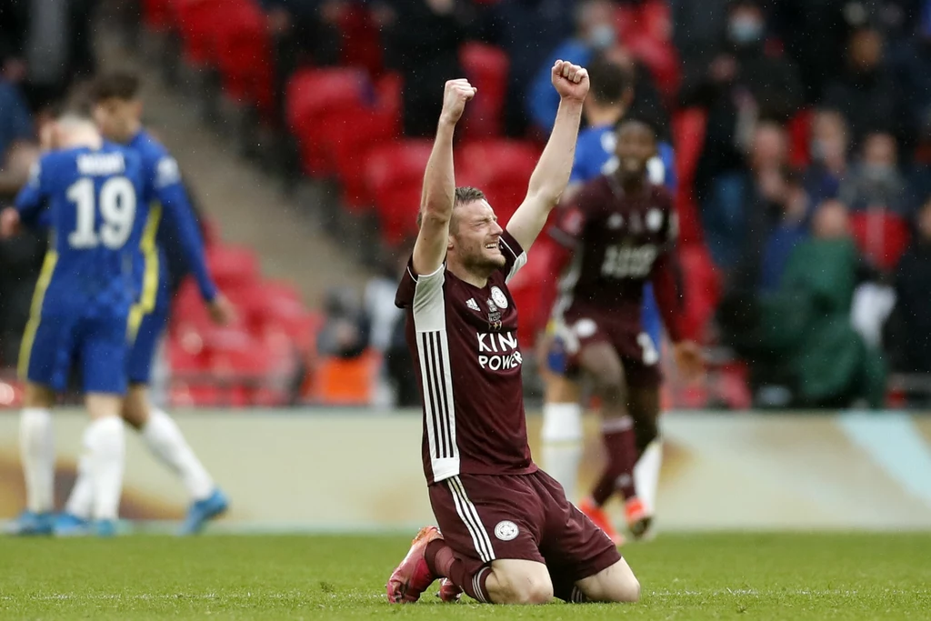 Jamie Vardy sięgnął z Leicester City po Puchar Anglii w ostatnim sezonie Jamie Vardy sięgnął z Leicester City po Puchar Anglii w ostatnim sezonie