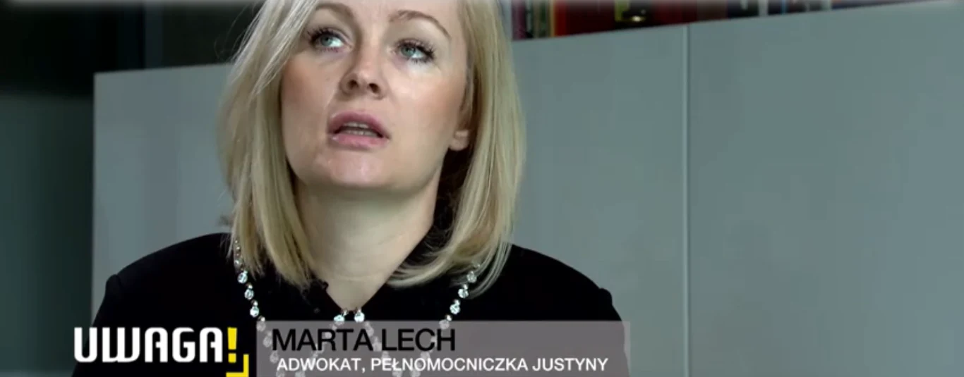 Adwokat zajęła się sprawą Justyny