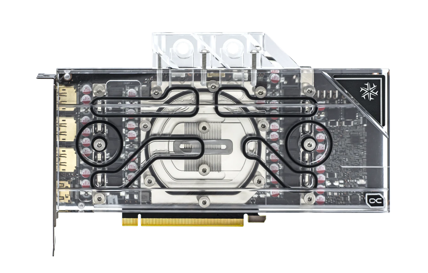 Takie połączenie osiągów i kompaktowych rozmiarów ma być zasługą chłodzenia Frostbite, które w serii RTX 30 przeszło kurację odmładzającą. Takie połączenie osiągów i kompaktowych rozmiarów ma być zasługą chłodzenia Frostbite, które w serii RTX 30 przeszło kurację odmładzającą.