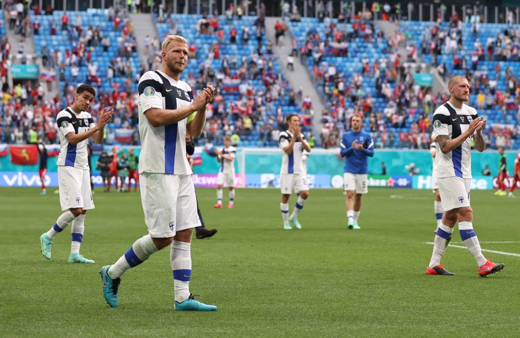 Finlandia przegrała z Rosją 0-1 w swoim drugim meczu na Euro. Finlandia przegrała z Rosją 0-1 w swoim drugim meczu na Euro.