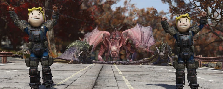 Jeśli nie udało ci się jeszcze zagrać w Fallouta 76, teraz jest na to najlepszy moment! Do 16 czerwca zagraj w pełną wersję gry, ze wszystkimi seriami zadań, funkcjami i zawartością dodaną od momentu premiery, całkowicie bezpłatnie. Jeśli zdecydujesz się kupić dowolną wersję Fallouta 76 (który całkowicie przypadkowo będzie dostępny taniej podczas tygodnia bezpłatnej gry, szczegóły poniżej), zachowasz wszystkie postępy! Należy zwrócić uwagę, że gracze na Xbox będą potrzebowali konta Xbox Gold podczas bezpłatnej próby.