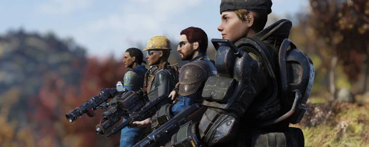 Czy chcesz eksplorować z najbliższymi sojusznikami czy po prostu potrzebujesz pomocnej dłoni podczas trudnego wydarzenia, Fallout 76 jest najlepszy wtedy, gdy grasz z towarzyszami. Istnieją dwa rodzaje drużyn w Falloucie 76: zwykłe i publiczne. Zwykłe drużyny pozwalają ci zaprosić konkretnych znajomych i graczy do grupy, można je także stworzyć w menu głównym przed dołączeniem do świata. Drużyny publiczne pozwalają każdemu w twoim obecnym świecie dowolnie dołączać i opuszczać drużynę. Zapewniają one też swoim członkom wzmocnienia zależne od wyboru tworzonej drużyny publicznej.