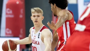 Łukasz Kolenda w wygranym meczu reprezentacji Polski z Tunezją.