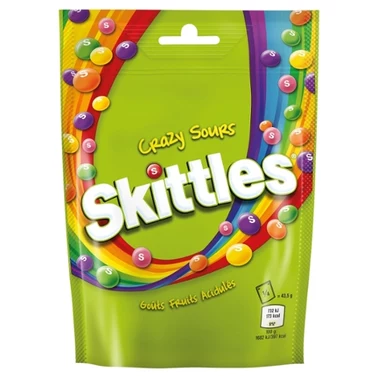 Skittles Crazy Sours Cukierki do żucia 174 g (142 cukierki) - 1