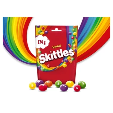 Skittles Fruits Cukierki do żucia 174 g (142 cukierki) - 0