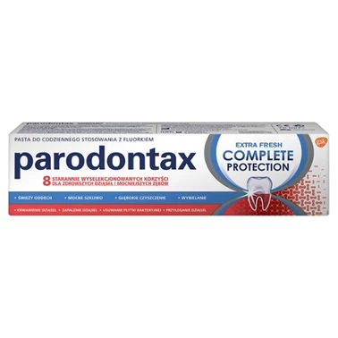 Parodontax Complete Protection Extra Fresh Wyrób medyczny pasta do zębów z fluorkiem 75 ml - 4