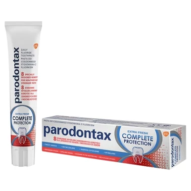 Parodontax Complete Protection Extra Fresh Wyrób medyczny pasta do zębów z fluorkiem 75 ml - 3