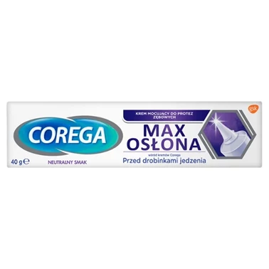 Corega Power Max Krem mocujący do protez zębowych neutralny smak 40 g - 6