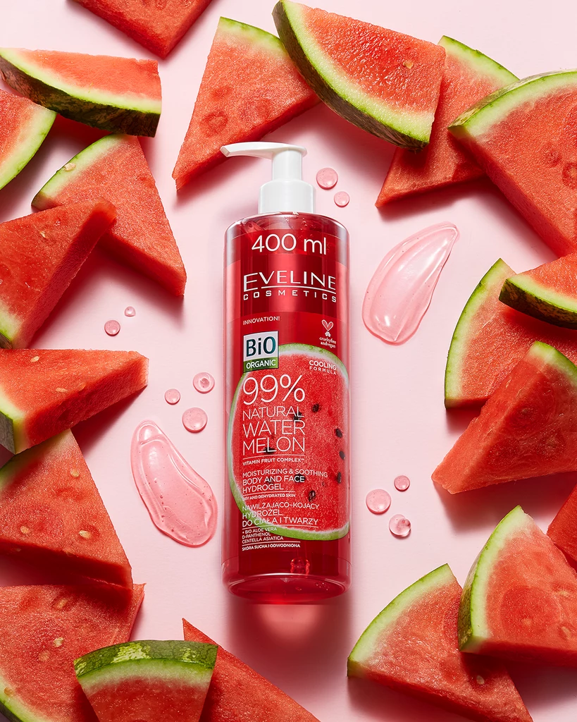 99% NATURAL WATERMELON arbuzowy nawilżająco-kojący hydrożel do ciała i twarzy