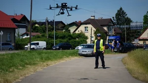 Bielska policja używa drona DJI Matrice RTK