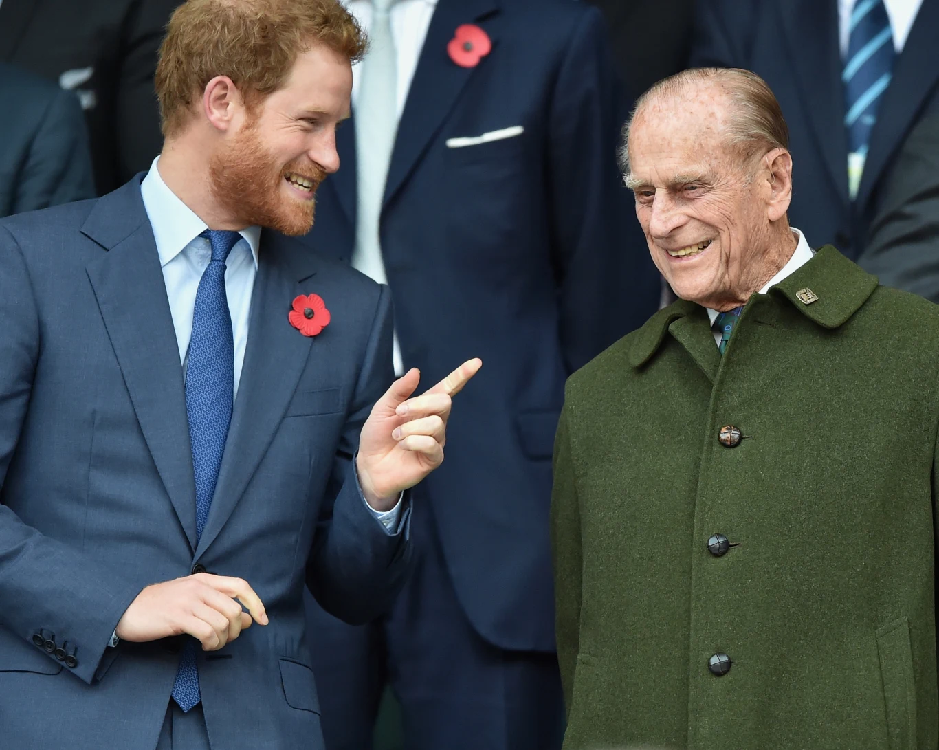 Książe Harry i książę Filip Książe Harry i książę Filip