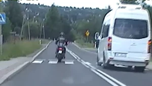 Motocyklista w kilka sekund zebrał 20 punktów. Sezon już zakończył