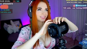 Amouranth - fragment filmu zmaieszczonego w serwisie Twitch.tv