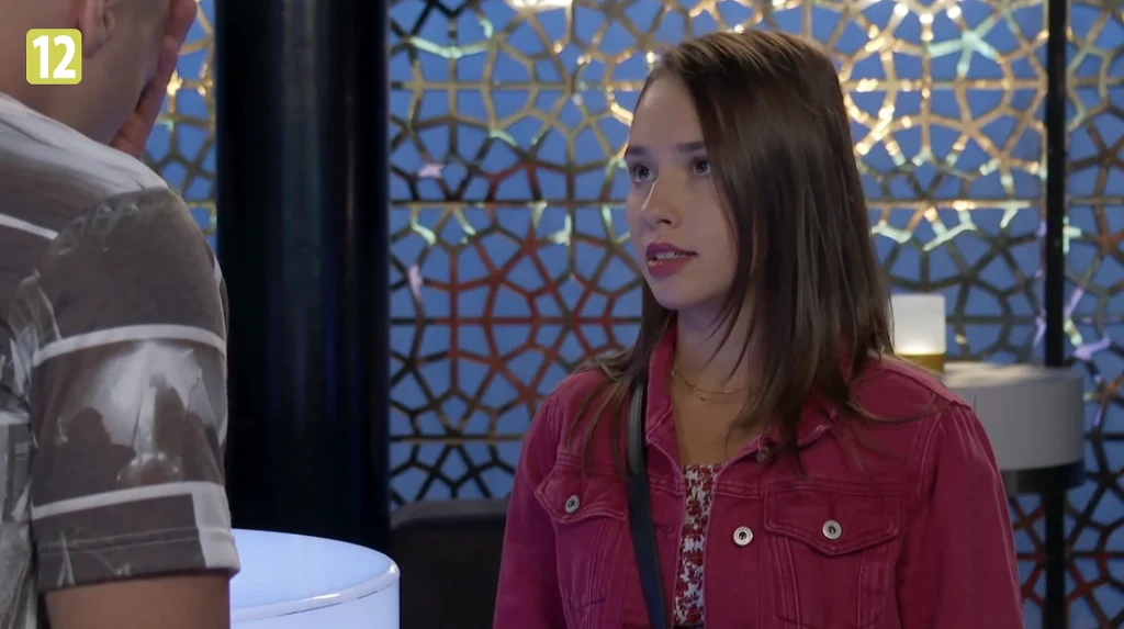 Marcelina Ziętek na planie serialu