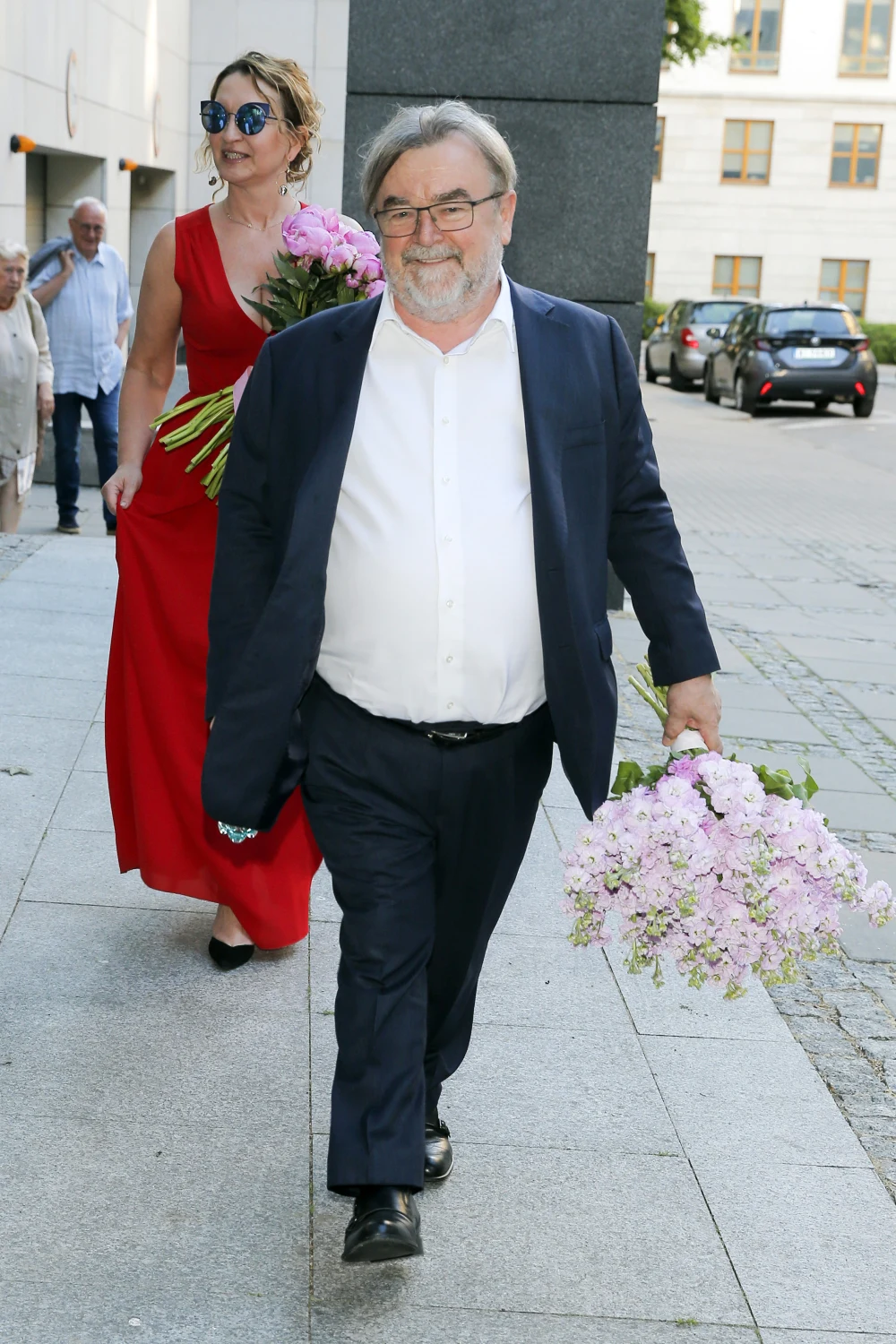 Edward Miszczak w drodze na premierę "Savannah Bay"