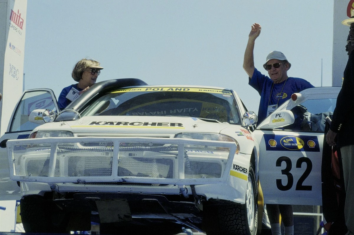 Sobiesław Zasada na Rajdzie Safari 1997 r.