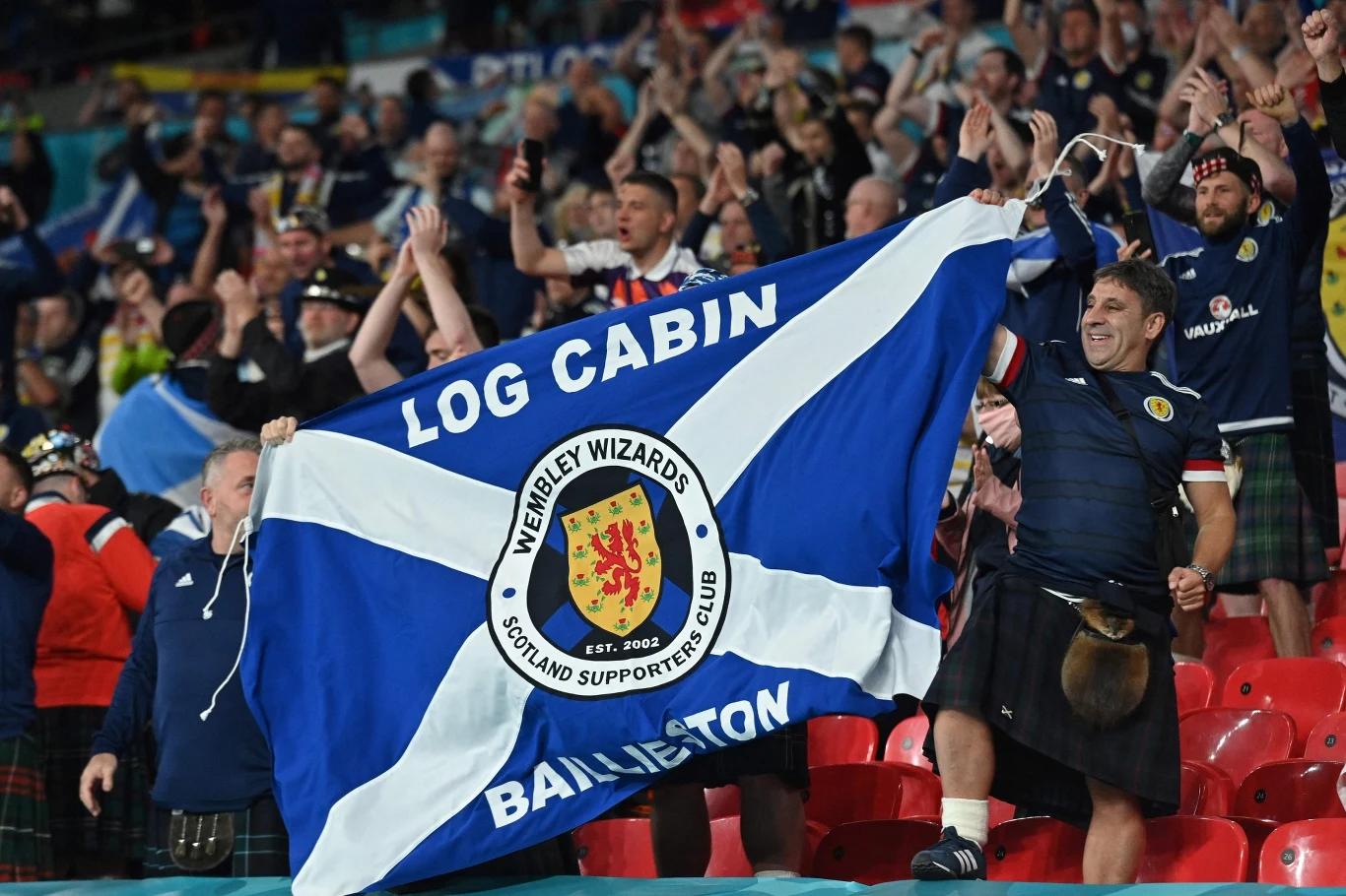 Fani reprezentacji Szkocji