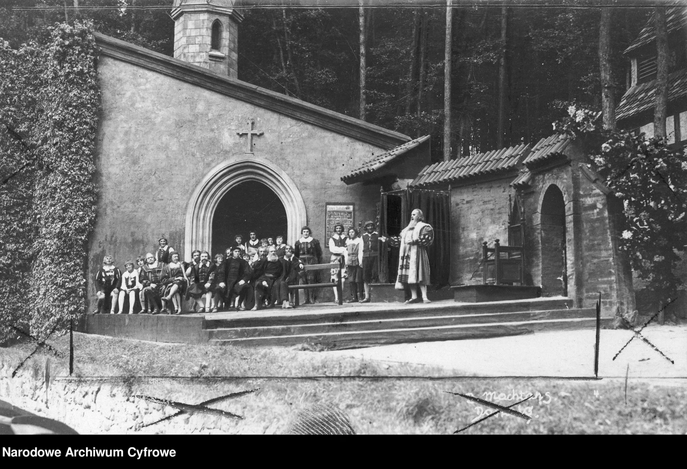 Inscenizacja jednej z oper Ryszarda Wagnera w Operze Leśnej (wtedy Die Waldoper) w Sopocie