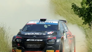 Rosjanie Aleksiej Łukianiuk i pilot Aleksiej Arnautow (Citroen C3 Rally2)