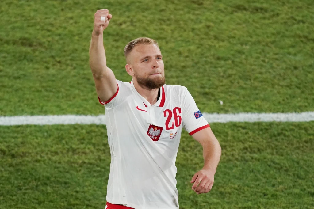 Tymoteusz Puchacz w meczu Hiszpania-Polska Tymoteusz Puchacz w meczu Hiszpania-Polska