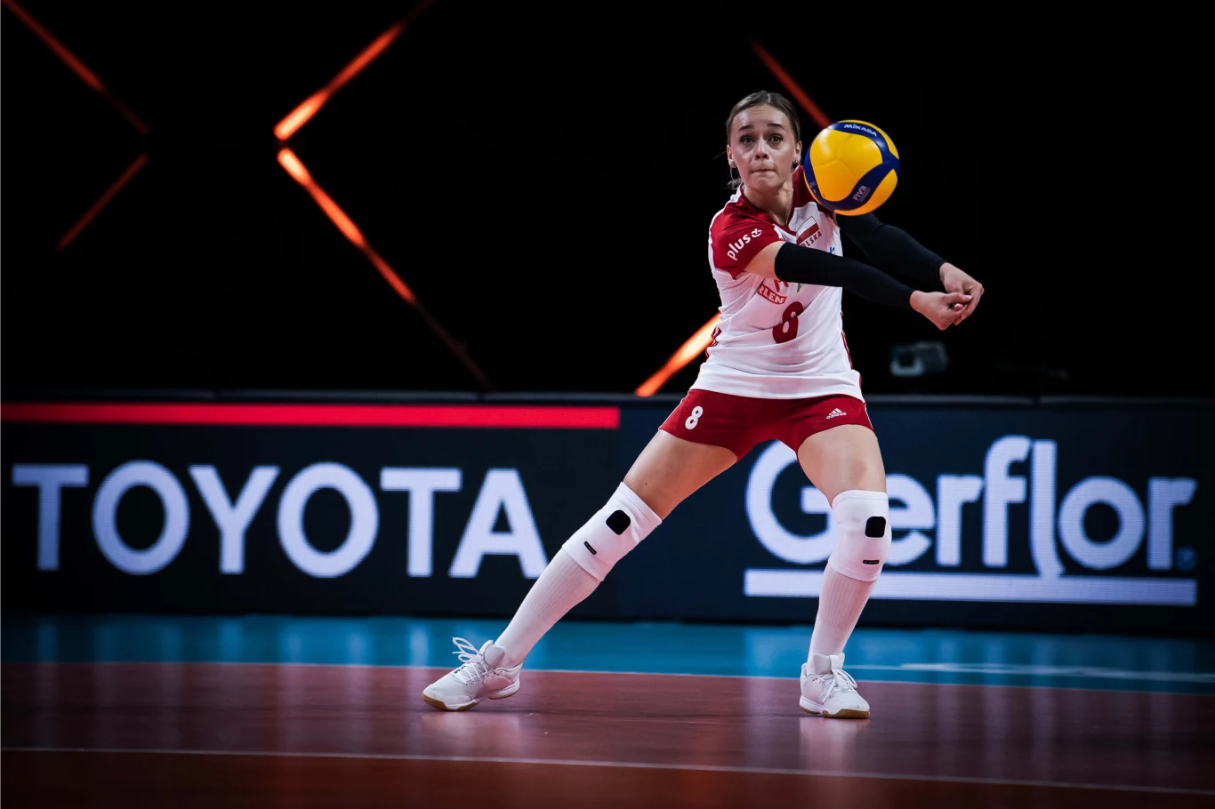 Maria Stenzel w meczu z Rosjankami Maria Stenzel w meczu z Rosjankami