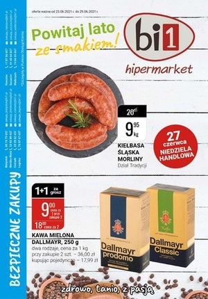 Gazetka promocyjna bi1 - Powitaj lato ze smakiem z Bi1!