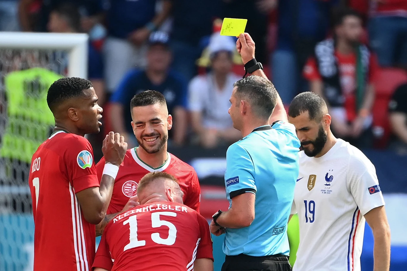 Michael Oliver sędziował mecz Węgry - Francja na Euro 2020