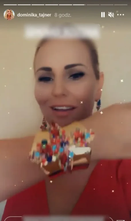 Dominika Tajner na poprawinach (Instagram) Dominika Tajner na poprawinach (Instagram)