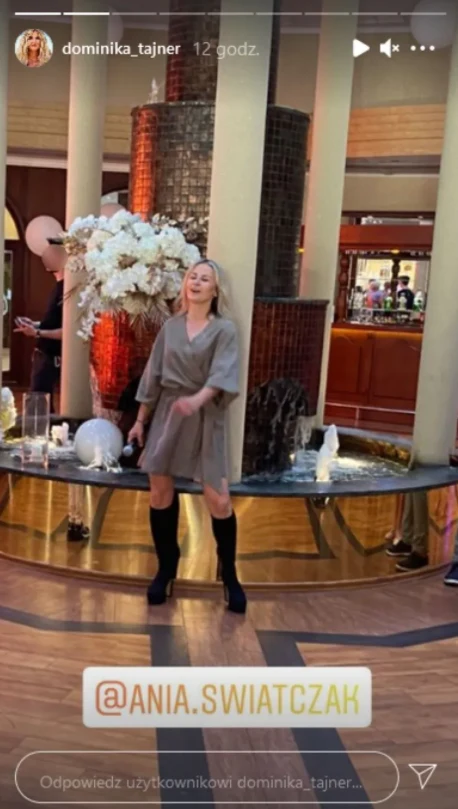 Tajner imprezowała też z Anią Świątczak (Instagram)
