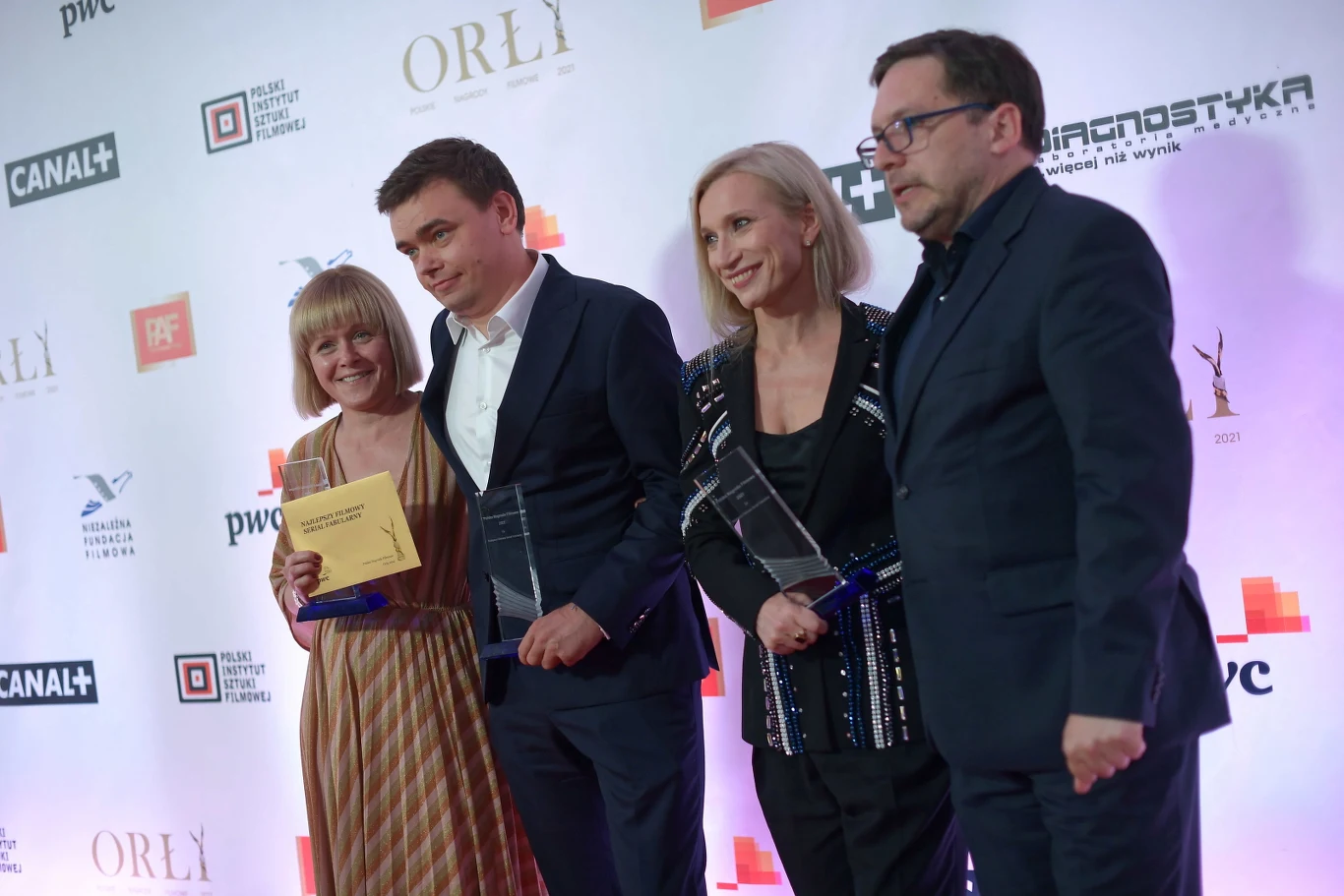 Statuetkę w kategorii najlepszy filmowy serial fabularny zdobył "Król" Jana P. Matuszyńskiego.