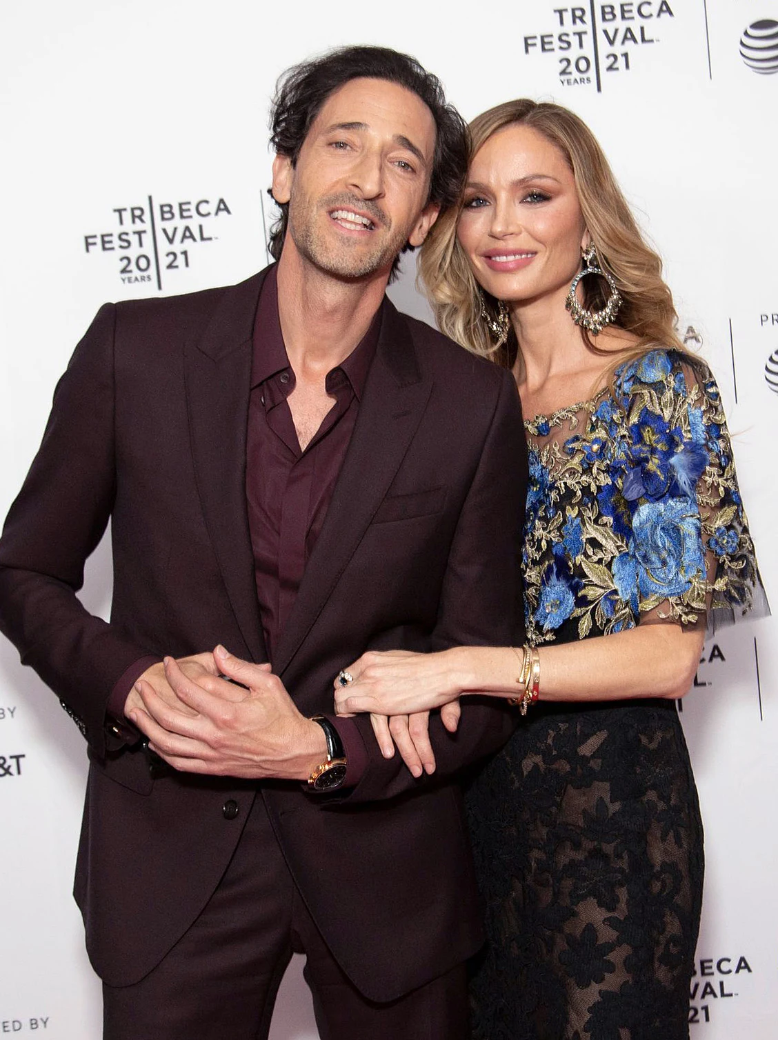 Adrien Brody i Georgina Chapman Adrien Brody i Georgina Chapman