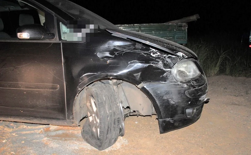 Mocno ucierpiał również VW Touran