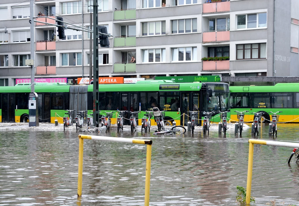 Poznań po burzy Poznań po burzy