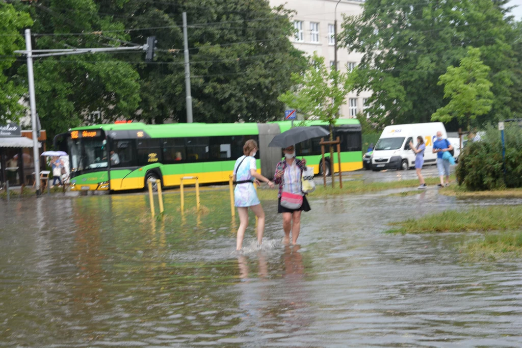 Poznań po burzy Poznań po burzy