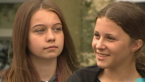 Oliwia Kaczmarek i Zuzia Matyja