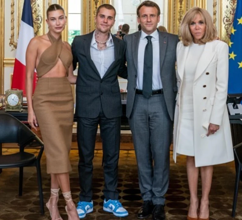Bieberowie spotkali się z francuską parą prezydencką! https://www.instagram.com/justinbieber/