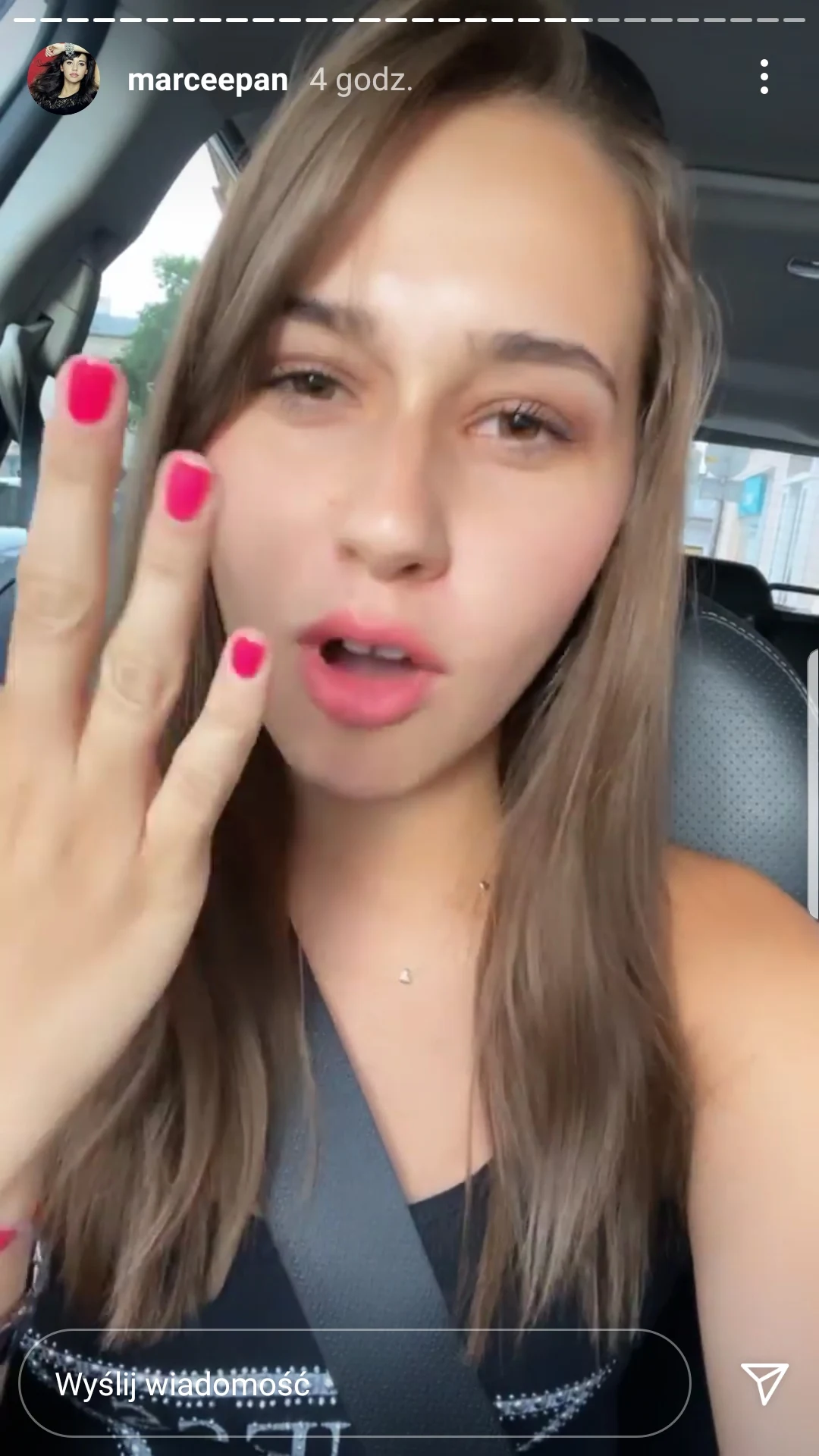 Marcelina Ziętek bardzo zdenerwowała się faktem, że Justyna Żyła ma nowego psa. I to jeszcze takiej rasy jak ma ona! /https://www.instagram.com/marceepan/