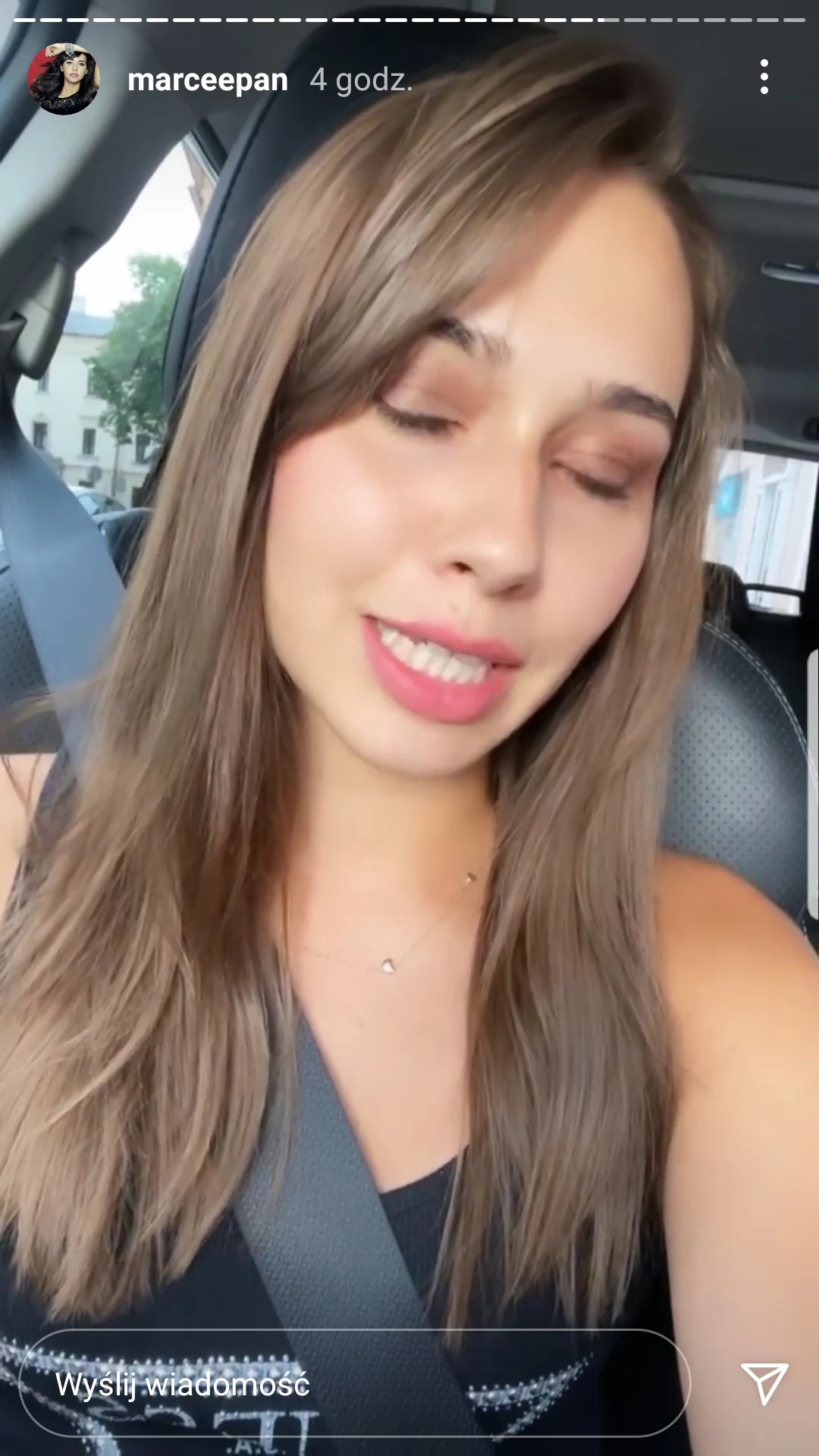 Marcelina Ziętek bardzo zdenerwowała się faktem, że Justyna Żyła ma nowego psa. I to jeszcze takiej rasy jak ma ona! /https://www.instagram.com/marceepan/