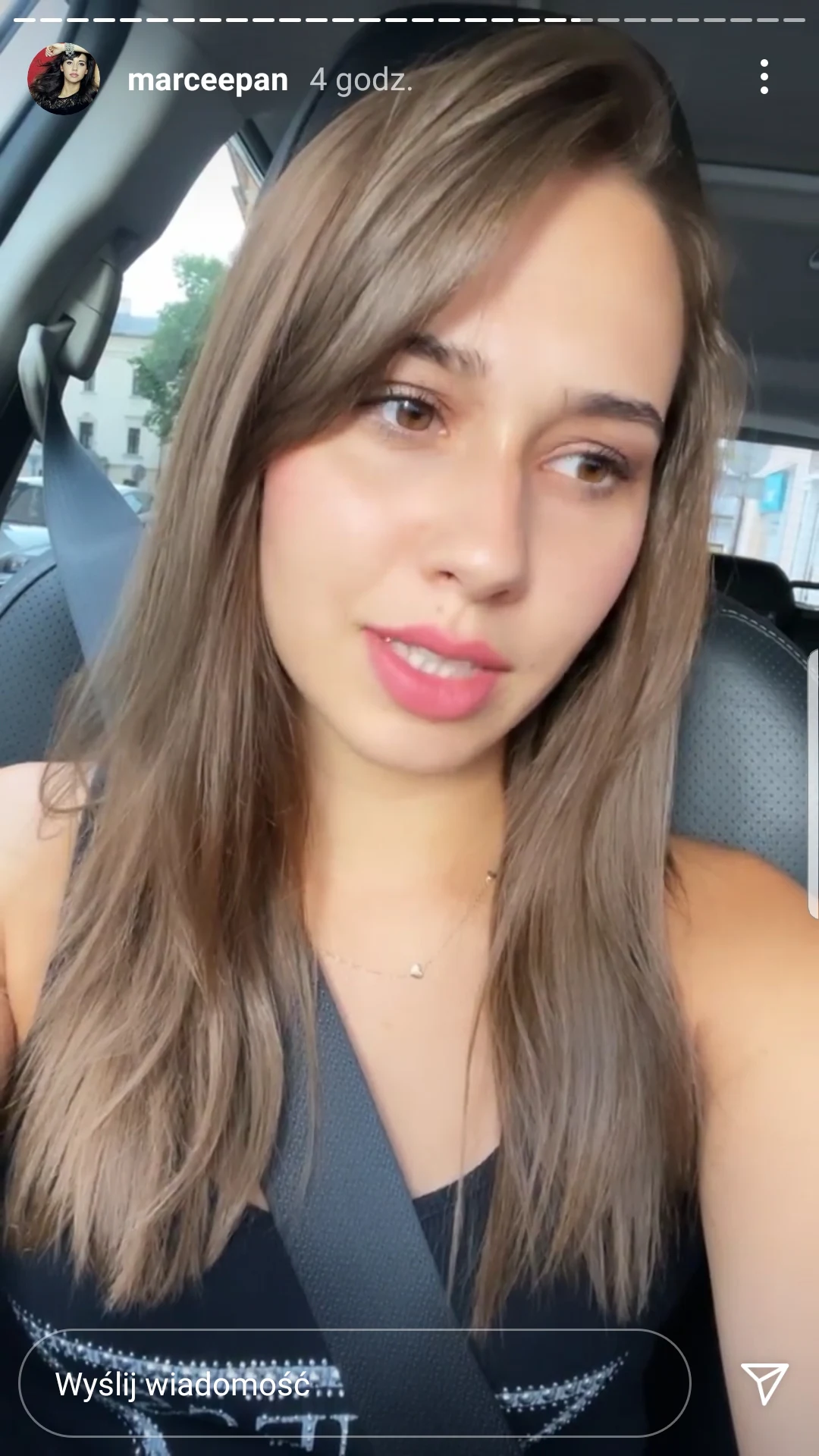 Marcelina Ziętek bardzo zdenerwowała się faktem, że Justyna Żyła ma nowego psa. I to jeszcze takiej rasy jak ma ona! /https://www.instagram.com/marceepan/