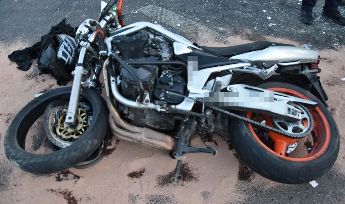 Zginął motocyklista i kierująca samochodem