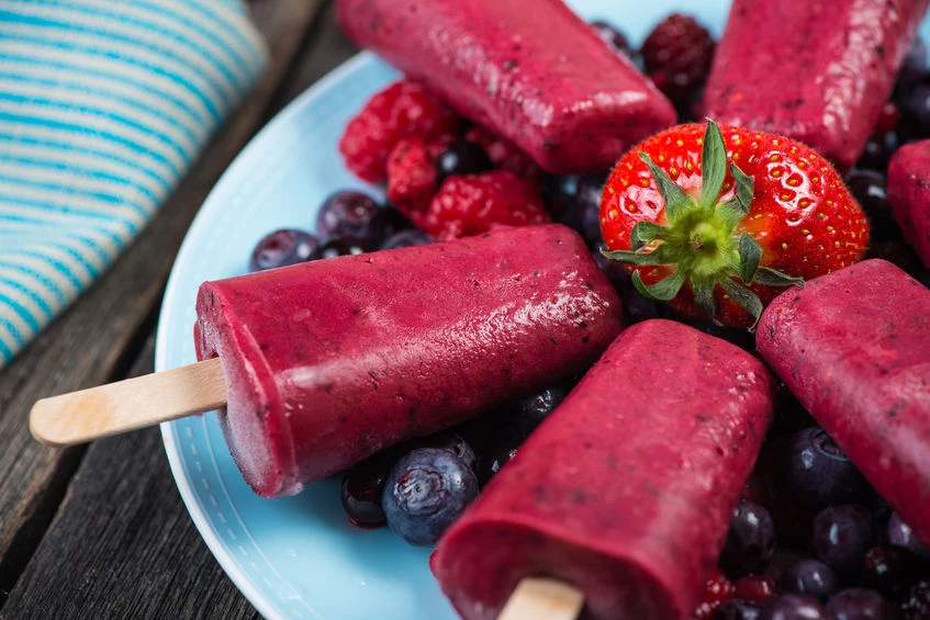 Sorbet jagodowy znakomicie chłodzi 